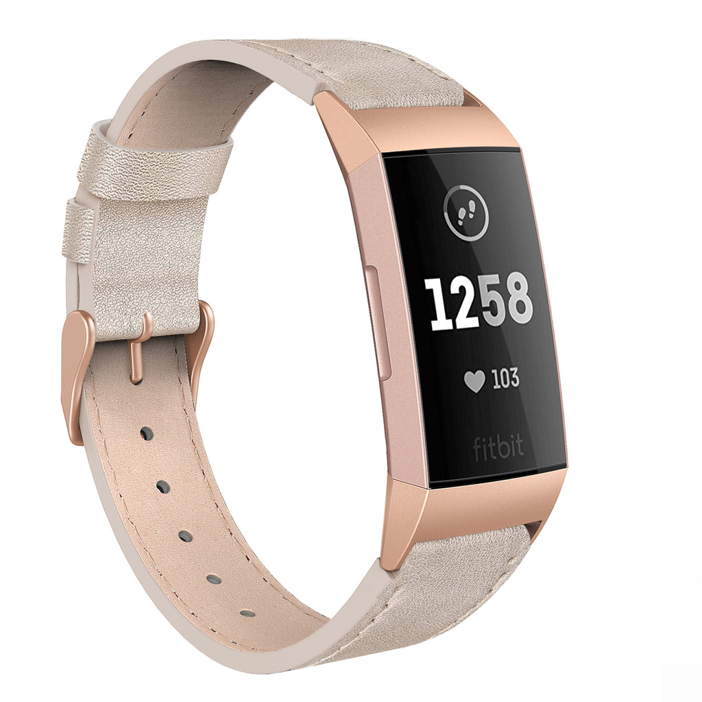 SWEES Leather Bands Compatible Fitbit Charge 3 & Charge 3 SE