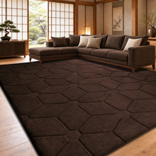 SWEES ラグマット カーペット275x370cm 約7畳 全厚約2cm 滑り止め付 洗えるラグ 抗菌 軽ラクダ