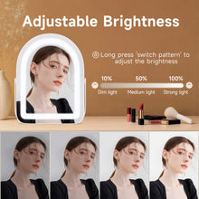 Tuocal Makeup Mirror with Lights, Hollywood Vanity Mirror, 30x25cm, White