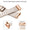 SWEES Leather Bands Compatible Fitbit Charge 3 & Charge 3 SE Fitness Tracker, Genuine Leather Band Strap Wristband Replacement for Women Men Small & Large, Black, Rose Gold, Beige, Brown, Grey, Tan