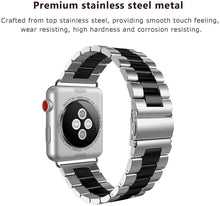 SWEES Stainless Steel Metal Bands Compatible with Apple Watch 42mm 44mm Series 5, Series 4, Series 3, Series 2, Series 1 Sports & Edition, Replacement Ultra Thin Slim Bands