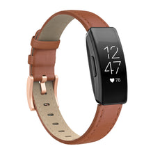 SWEES Leather Band Compatible with Fitbit Inspire HR Bands/Inspire Band, Genuine Leather Strap Replacement with Fitbit Inspire HR/Inspire Women Men