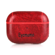 EYAMUMO AirPods 3 Case, Genuine Leather Protective Shockproof Wireless Charging Cover for Apple AirPod 3rd Generation 2021