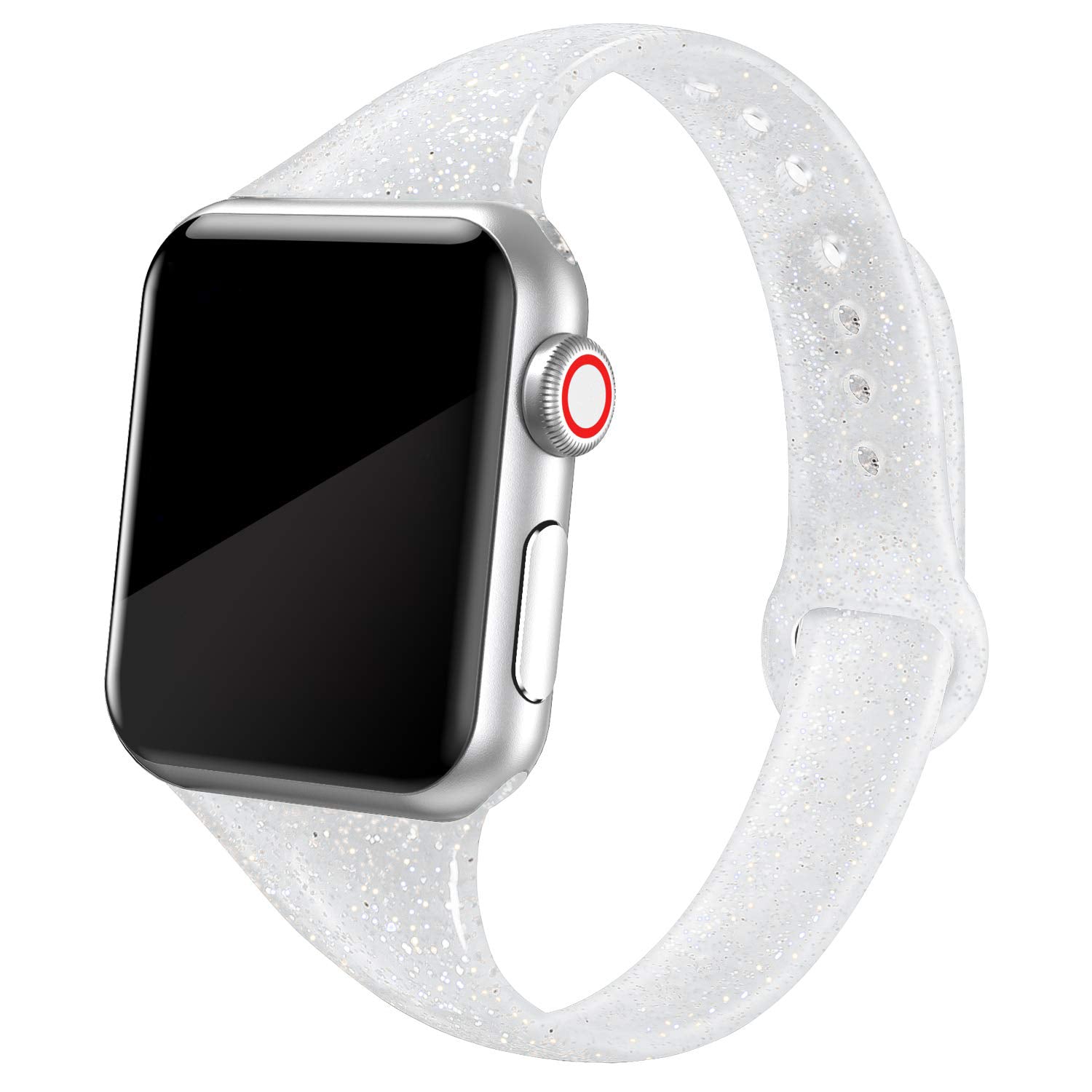 Thin silicone apple online watch band