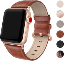 SWEES Leather Band Compatible for Apple Watch 38mm 40mm, Genuine Leather Elegant Strap Compatible with iWatch Series 5/4/3/2/1 Women