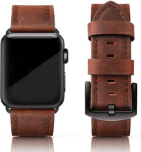 SWEES Leather Bands Compatible for iWatch 42mm 44mm, Genuine Leather Vintage Strap Compatible iWatch Series 5 4 3 2 1, Sports & Edition Men
