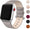 SWEES Leather Band Compatible for Apple Watch 38mm 40mm, Genuine Leather Soft Strap Compatible with iWatch Series 5/4/3/2/1 Women