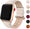 SWEES Leather Band Compatible for Apple Watch 38mm 40mm, Genuine Leather Soft Strap Compatible with iWatch Series 5/4/3/2/1 Women