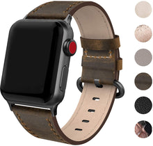 SWEES Leather Band Compatible for Apple Watch 38mm 40mm, Genuine Leather Elegant Strap Compatible with iWatch Series 5/4/3/2/1 Women