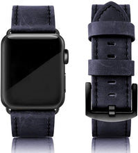 SWEES Leather Bands Compatible for iWatch 42mm 44mm, Genuine Leather Vintage Strap Compatible iWatch Series 5 4 3 2 1, Sports & Edition Men