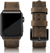 SWEES Leather Bands Compatible for iWatch 42mm 44mm, Genuine Leather Vintage Strap Compatible iWatch Series 5 4 3 2 1, Sports & Edition Men