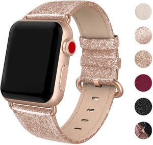 Leather Series Apple Watch Rose Gold Band Apple Watch Bands