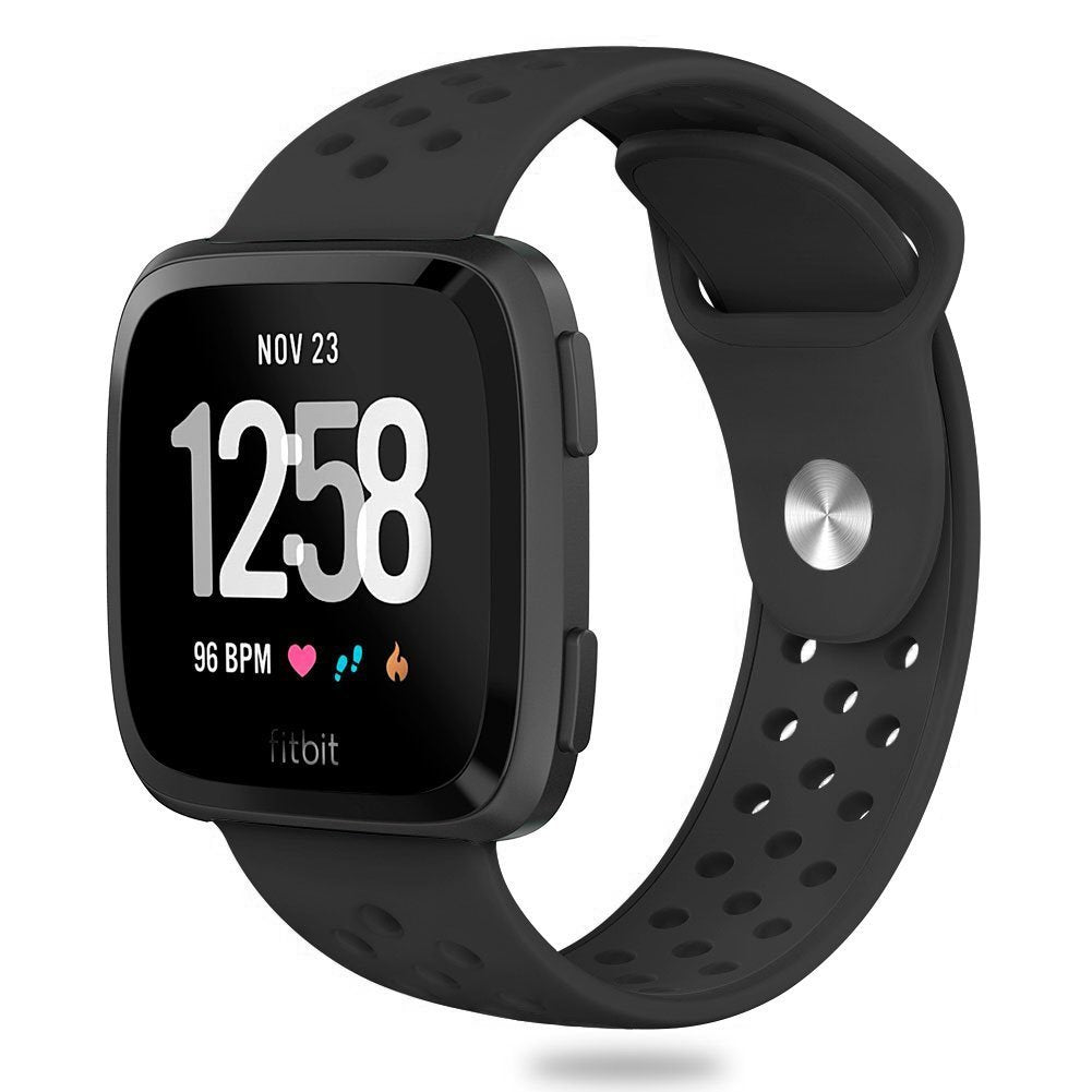 Wear Fitbit Versa your way with this interchangeable band in two-one silicone,fits wrist length 5.5