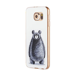 Galaxy S6 Case-3D Relief Printing Pattern Design/Animal