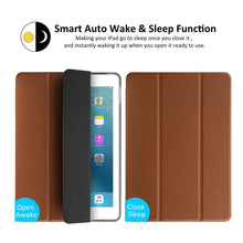 Swees Case for iPad 9.7 2017/2018 with Pencil Holder, Shockproof Smart Case Trifold Stand with Auto Sleep/Wake Function Built-in Apple Pencil Holder for iPad 9.7 inch 5th/6th Generation