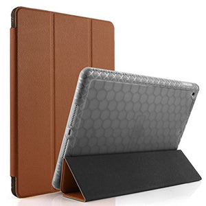 Swees Case for iPad 9.7 2017/2018 with Pencil Holder, Shockproof Smart Case Trifold Stand with Auto Sleep/Wake Function Built-in Apple Pencil Holder for iPad 9.7 inch 5th/6th Generation