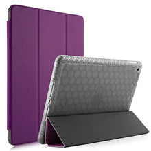 Swees Case for iPad 9.7 2017/2018 with Pencil Holder, Shockproof Smart Case Trifold Stand with Auto Sleep/Wake Function Built-in Apple Pencil Holder for iPad 9.7 inch 5th/6th Generation