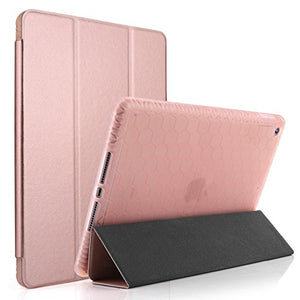 Swees Case for iPad 9.7 2017/2018 with Pencil Holder, Shockproof Smart Case Trifold Stand with Auto Sleep/Wake Function Built-in Apple Pencil Holder for iPad 9.7 inch 5th/6th Generation